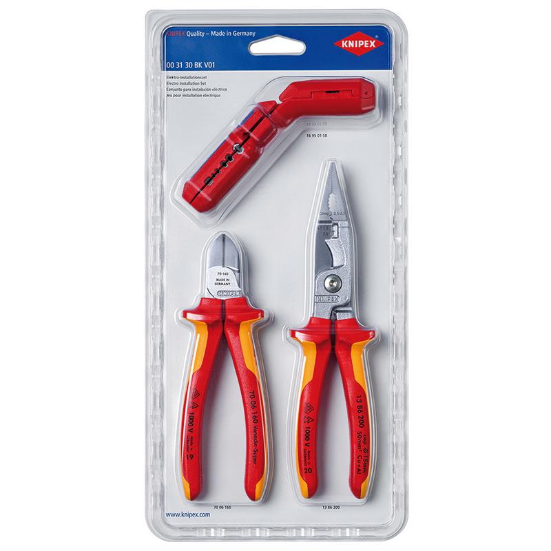 KNIPEX 00 31 30 BK V01 Electrical Installations Set DRA-04249
