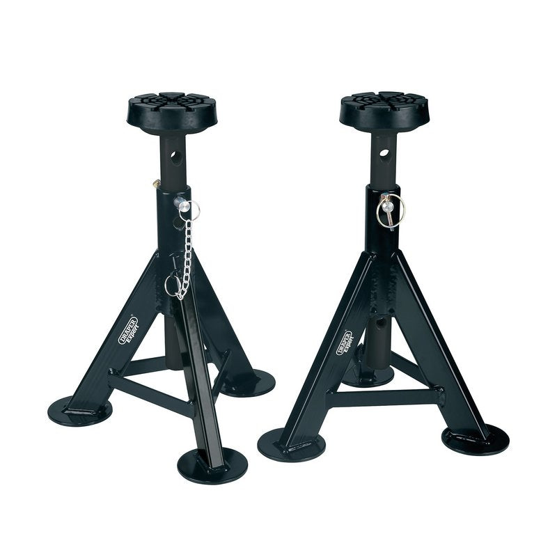 Draper Expert Axle Stands, 3 Tonne, Black (Pair) DRA-04336