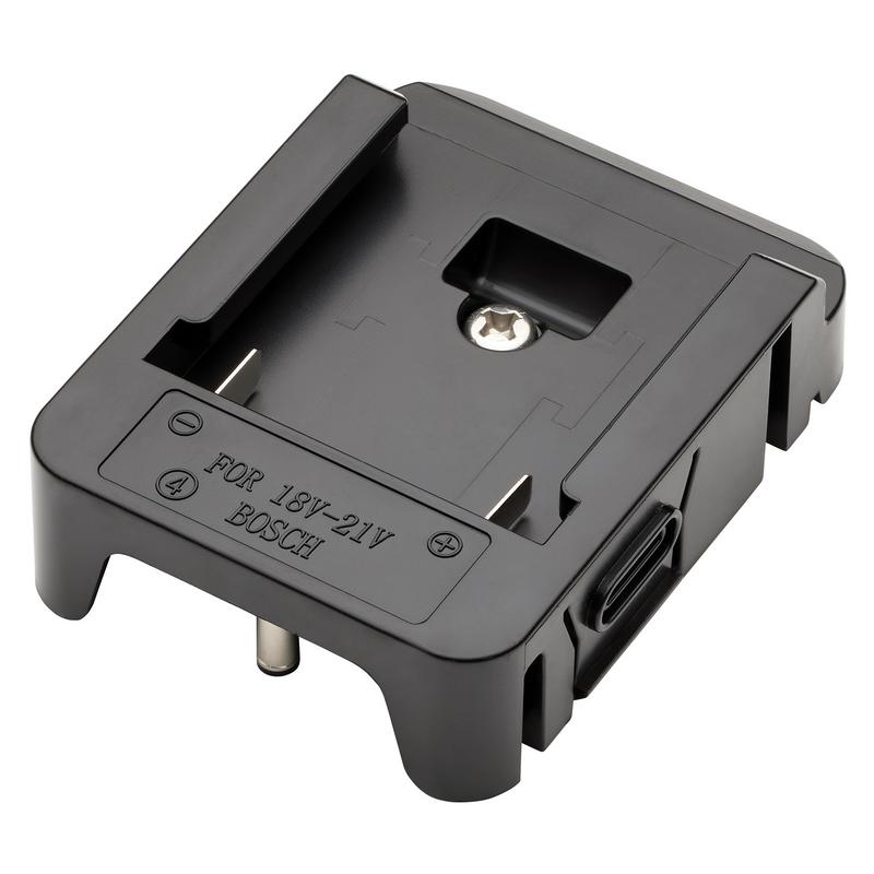 Draper Expert 24W AC/DC Hybrid Work Light Power Tool Battery Adaptor Compatible with Bosch for Stock No. 04673 DRA-07071