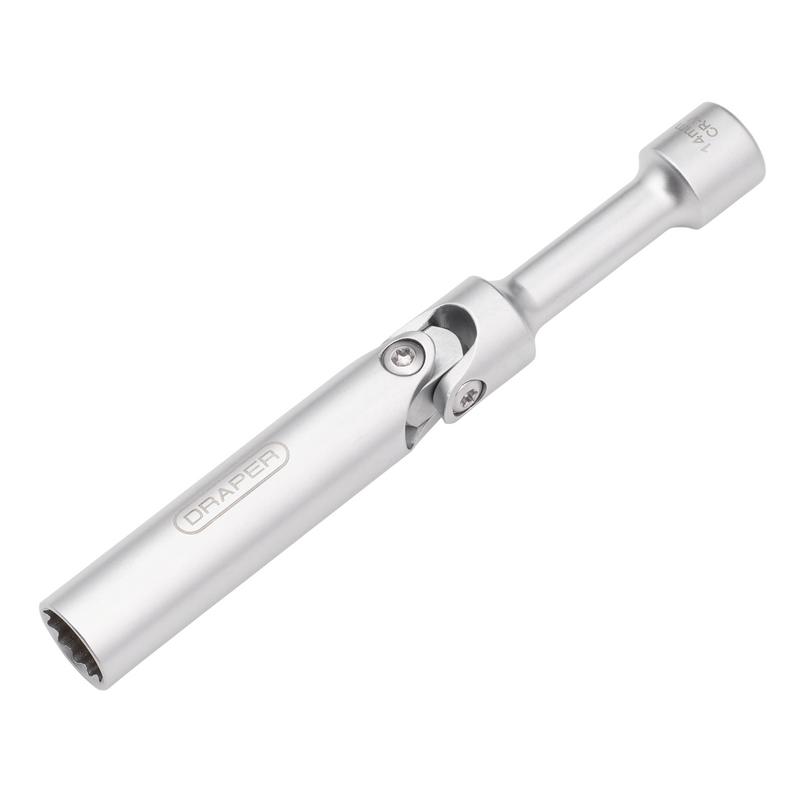 Draper Spark Plug Wrench, 3/8" Sq. Dr. x 14mm DRA-07132