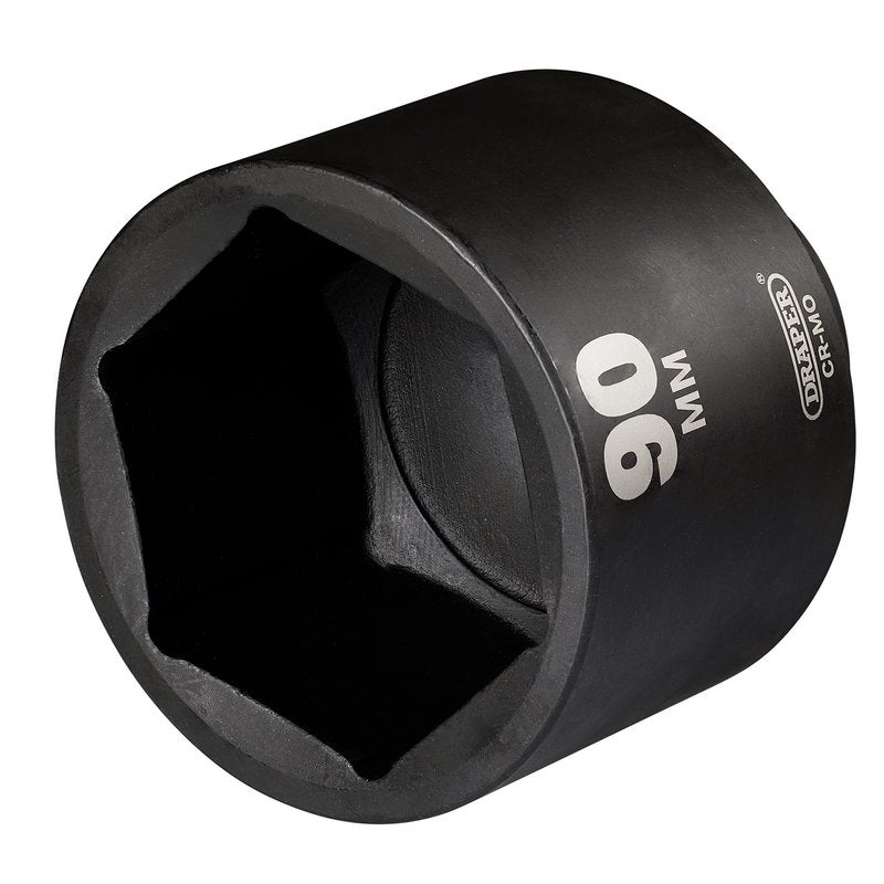Draper HI-TORQ Deep Impact Socket, 1" Sq. Dr., 90mm DRA-08527