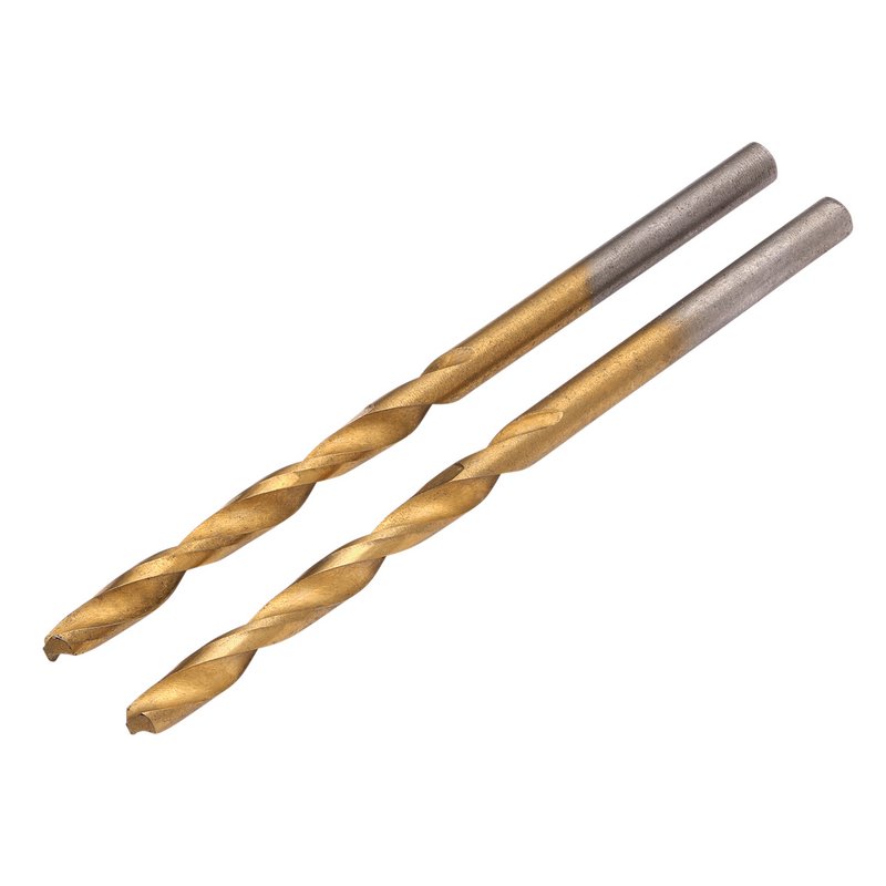 Draper HSS Titanium Nitride Coated Drill Bit, 3.0mm x 61mm (Pack of 2) DRA-08862