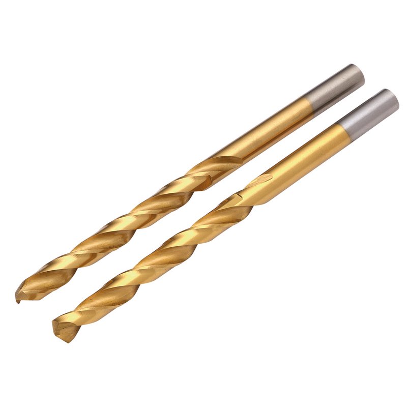 Draper HSS Titanium Nitride Coated Drill Bit, 6.0mm x 43mm (Pack of 2) DRA-08869
