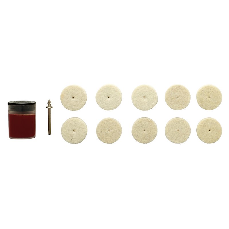 Draper Polishing Wheels Set for D20 Engraver/Grinder (12 Piece) DRA-08958