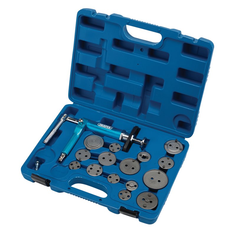 Draper Pneumatic Brake Caliper Wind-Back Tool Kit (16 Piece) DRA-09443