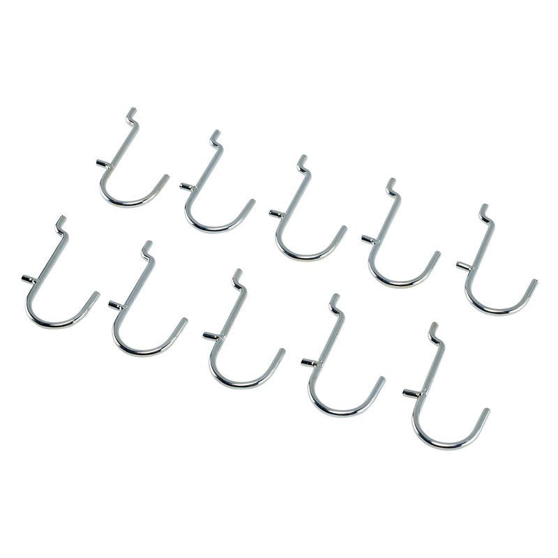 Draper Metal J-Hooks for Back Panel/Pegboard (Pack of 10) DRA-10218