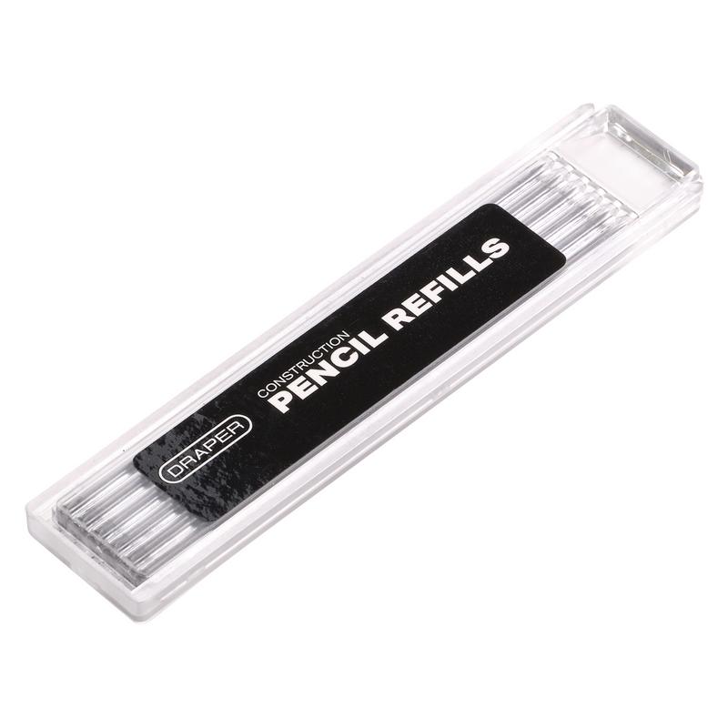 Draper Replacement Graphite Refills for Stock No. 12106 (Pack of 6) DRA-12125