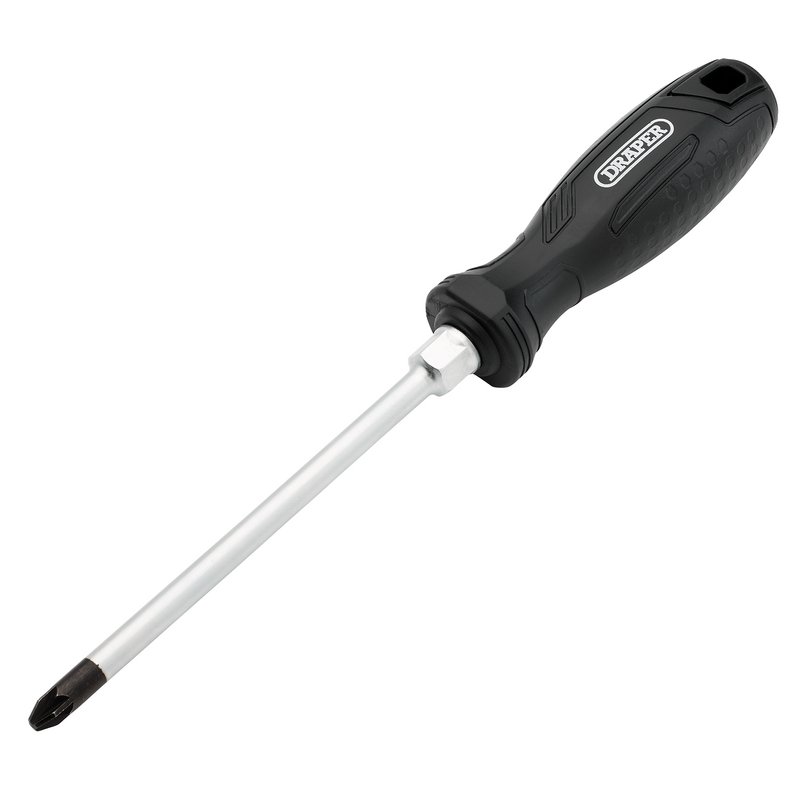 Draper Pozi Hard Grip Screwdriver, PZ3 x 150mm DRA-13524