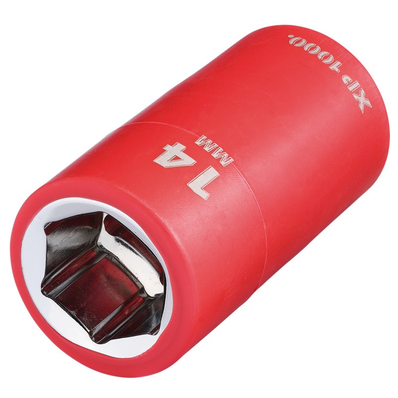 Draper XP1000 VDE Socket, 3/8" Sq. Dr., 14mm DRA-17641