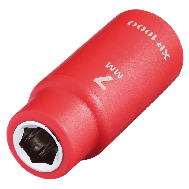 Draper XP1000 VDE Socket, 1/4" Sq. Dr., 7mm DRA-18744