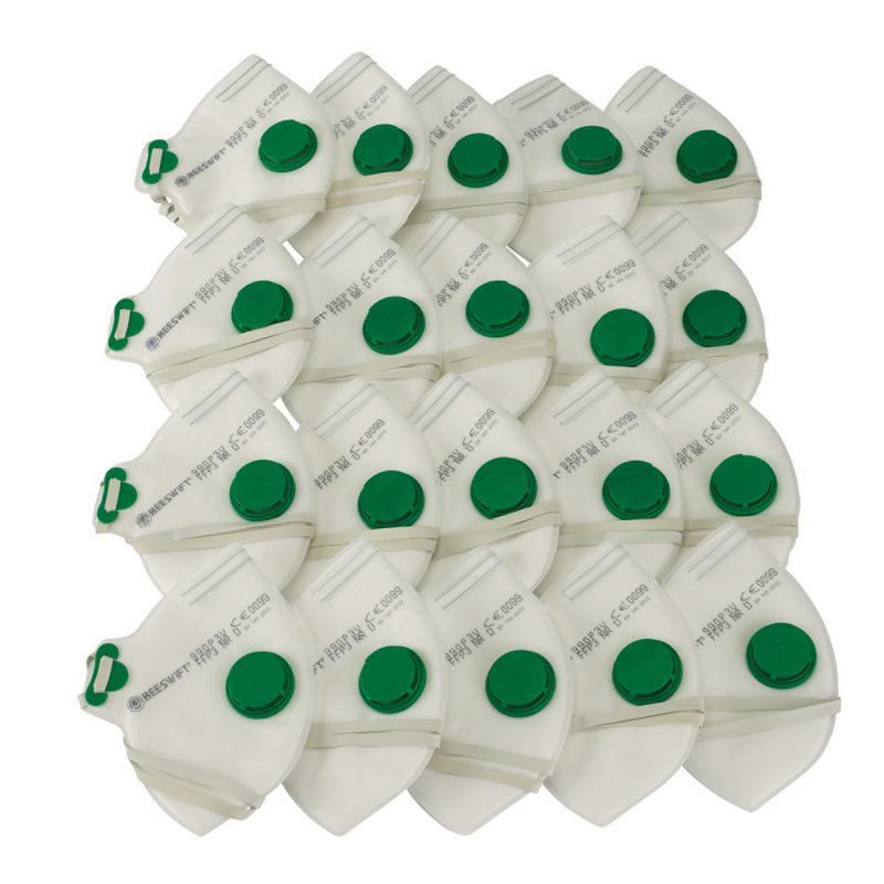 Draper FFP3 Fold Flat Mask SI MOD, White (Pack of 20) DRA-20628