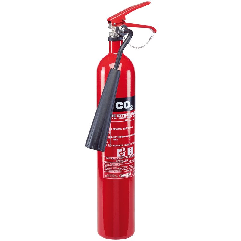 Draper Carbon DiOxide Fire Extinguisher, 2kg DRA-21667
