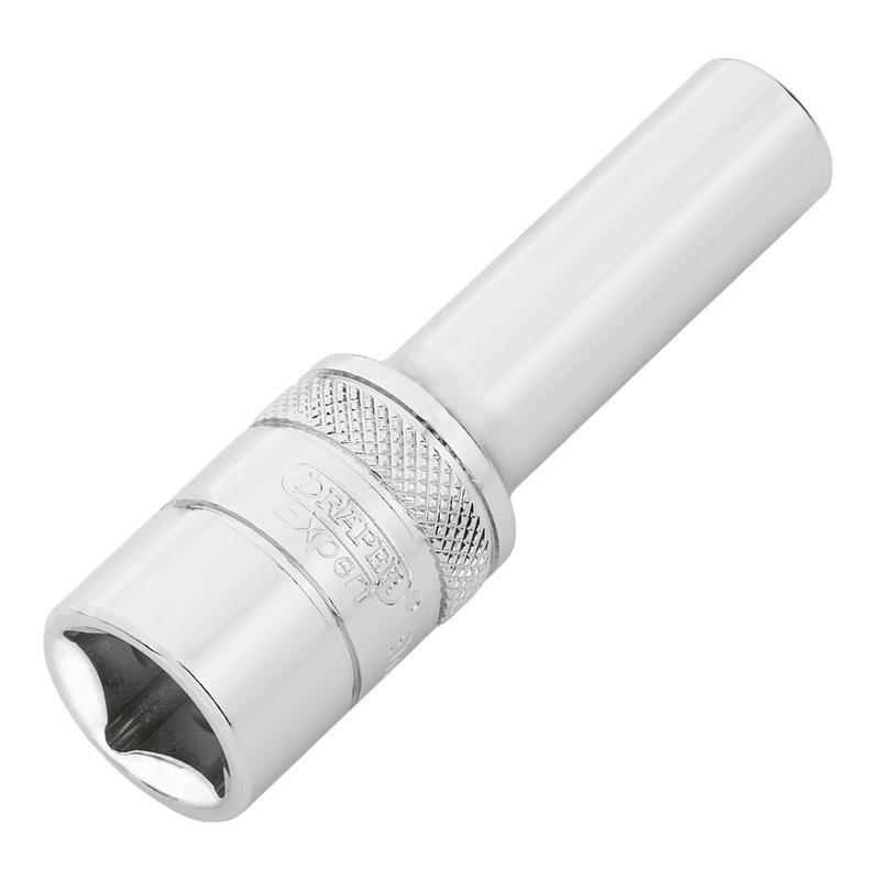 Draper Expert HI-TORQ 12-Point Metric Deep Socket, 1/2" Sq. Dr., 9mm