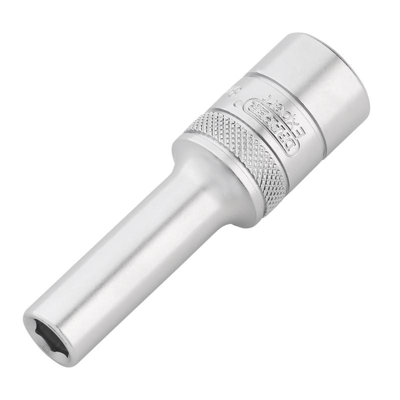 Draper Expert HI-TORQ 6-Point Metric Deep Socket, 1/2" Sq. Dr., 8mm