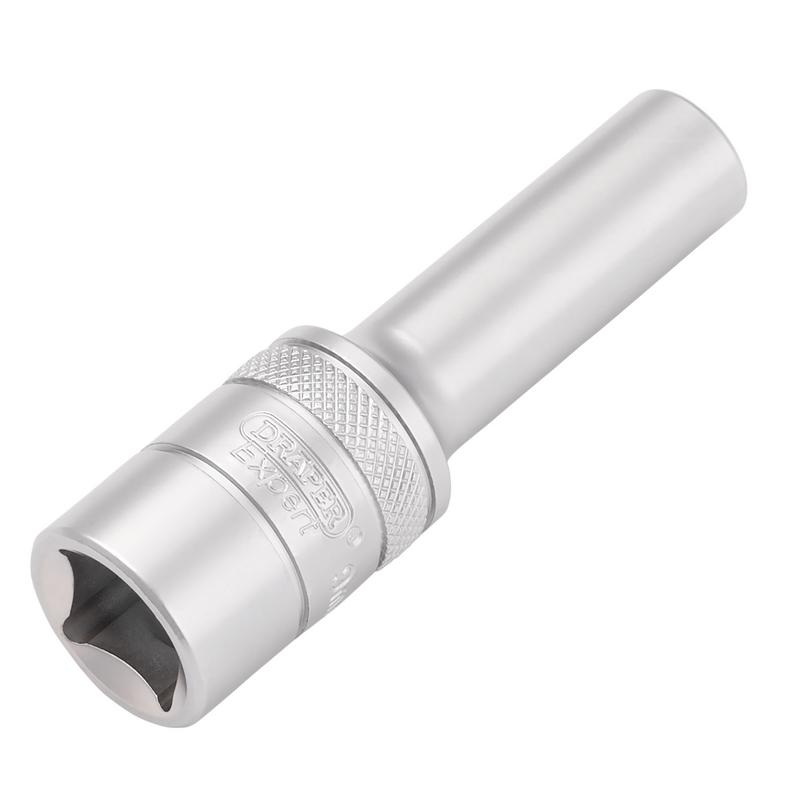 Draper Expert HI-TORQ 6-Point Metric Deep Socket, 1/2" Sq. Dr., 9mm