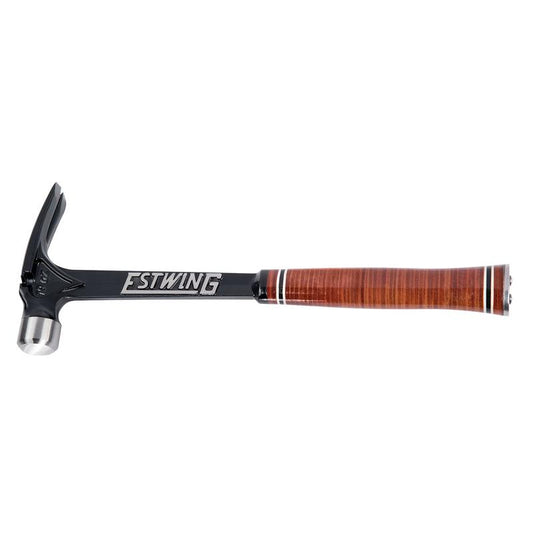 Estwing E19S Ultra Series Smooth Face Framing Hammer with Leather Grip, 19oz/538g DRA-23511
