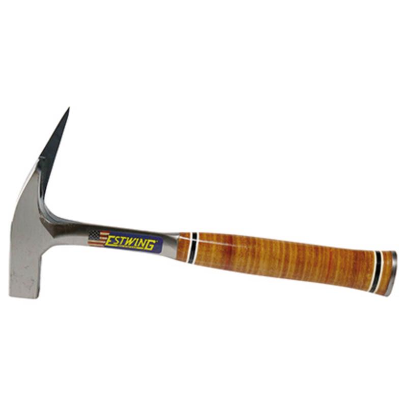 Estwing E239MM Milled Face Roofers Pick Hammer with Leather Grip, 21oz/600g DRA-23517