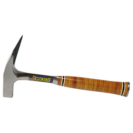 Estwing E239MM Milled Face Roofers Pick Hammer with Leather Grip, 21oz/600g DRA-23517