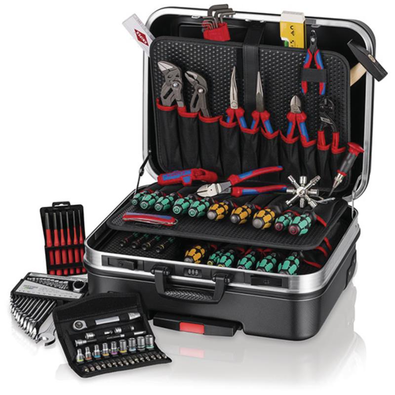 KNIPEX 00 21 06 M Tool Case “BIG Basic Move” Mechanic, 90 Parts DRA-25022