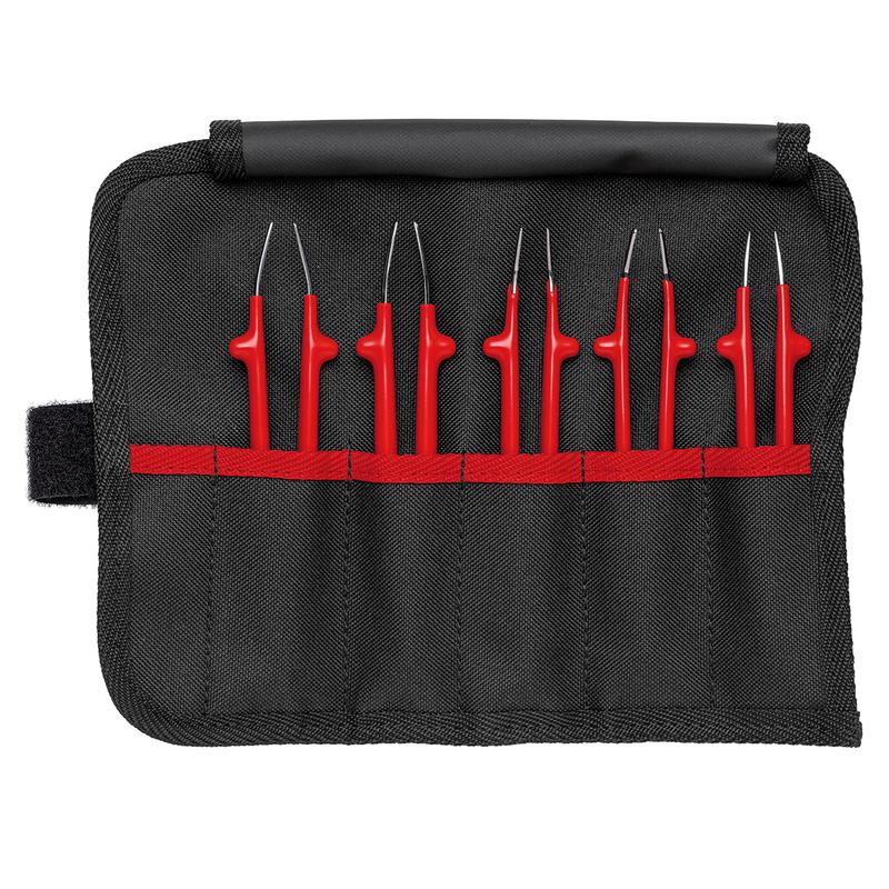 KNIPEX 92 00 04 Universal Tweezers Set, Insulated, 5 parts DRA-26100