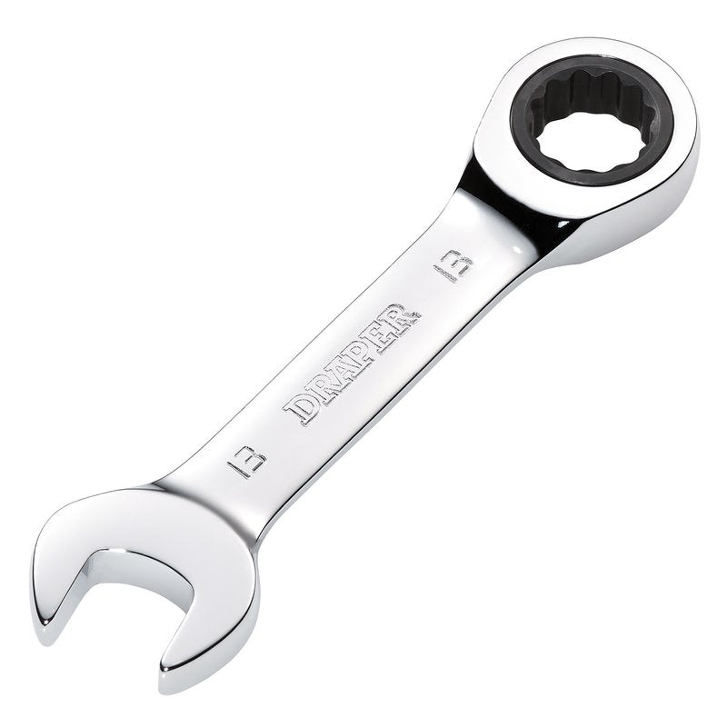 Draper HI-TORQ Metric Stubby Ratchet Combination Spanner, 13mm DRA-27891