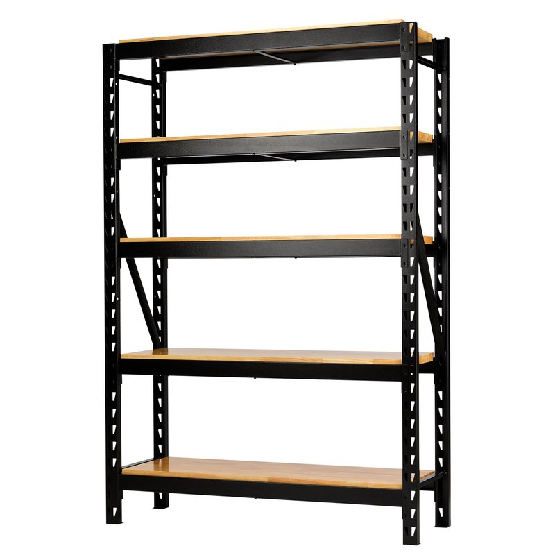 Draper BUNKER 22 Piece Modular 5 Tier Racking with Hardwood Shelving, 1500mm DRA-27995