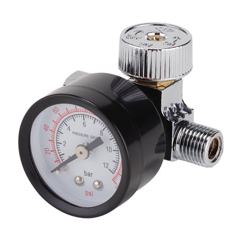 Draper 1/4" BSP On-Gun Air Regulator and Gauge, 180psi DRA-28379