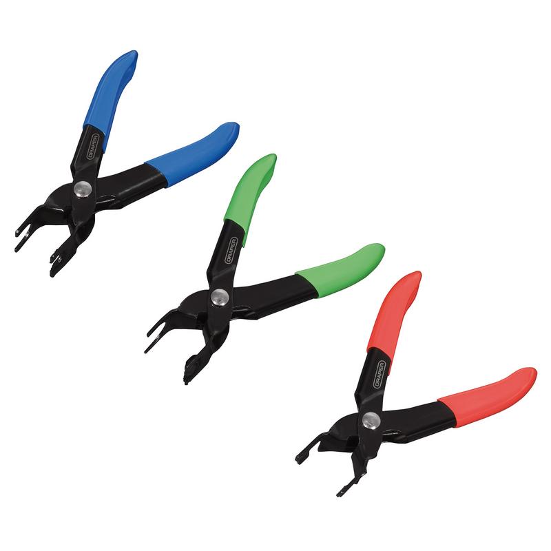 Draper Coolant and Fuel Pipe Pliers Set (3 Piece) DRA-28625