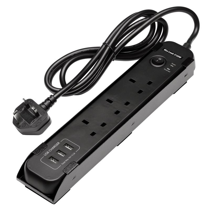 Draper BUNKER UK Power Strip with Magnetic Holder DRA-31713