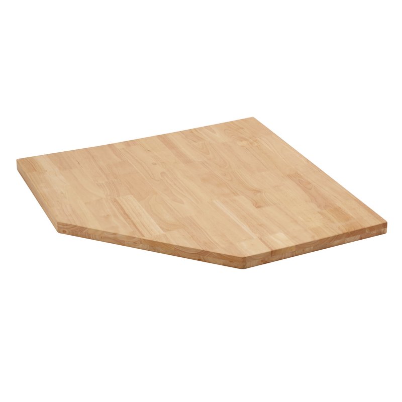 Draper BUNKER Modular Hardwood Worktop for Corner Cabinet, 865mm DRA-33210