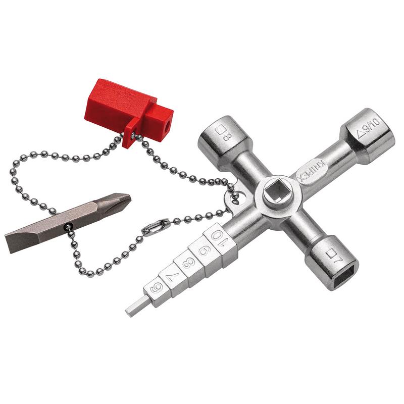 KNIPEX 00 11 04 Profi-Key For All Standard Shut-off Systems, 89mm DRA-45227