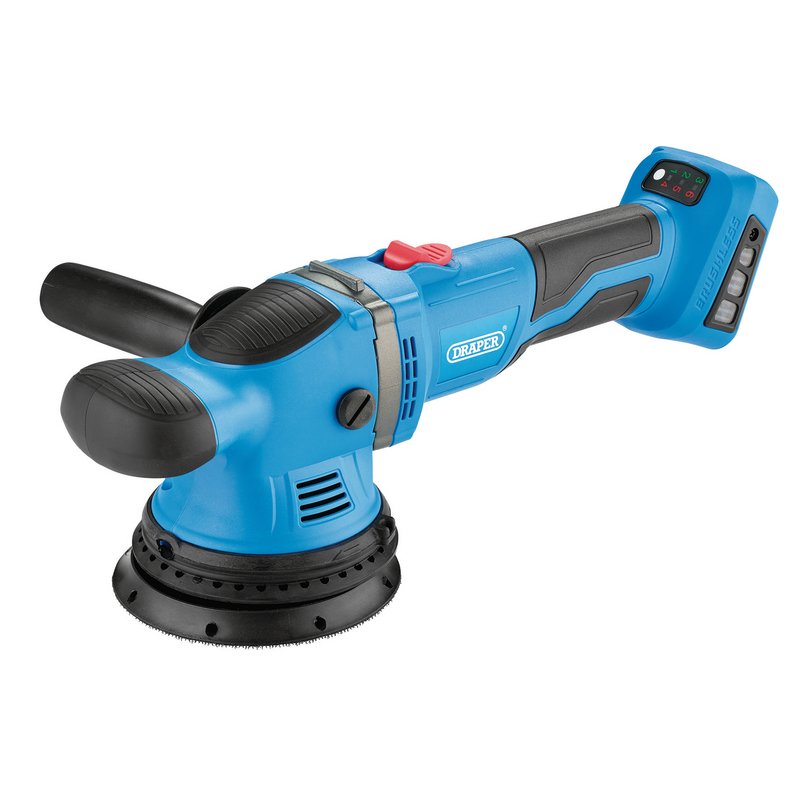 Draper D20 20V Brushless Random Orbit Polisher, 125mm (Sold Bare) DRA-58318