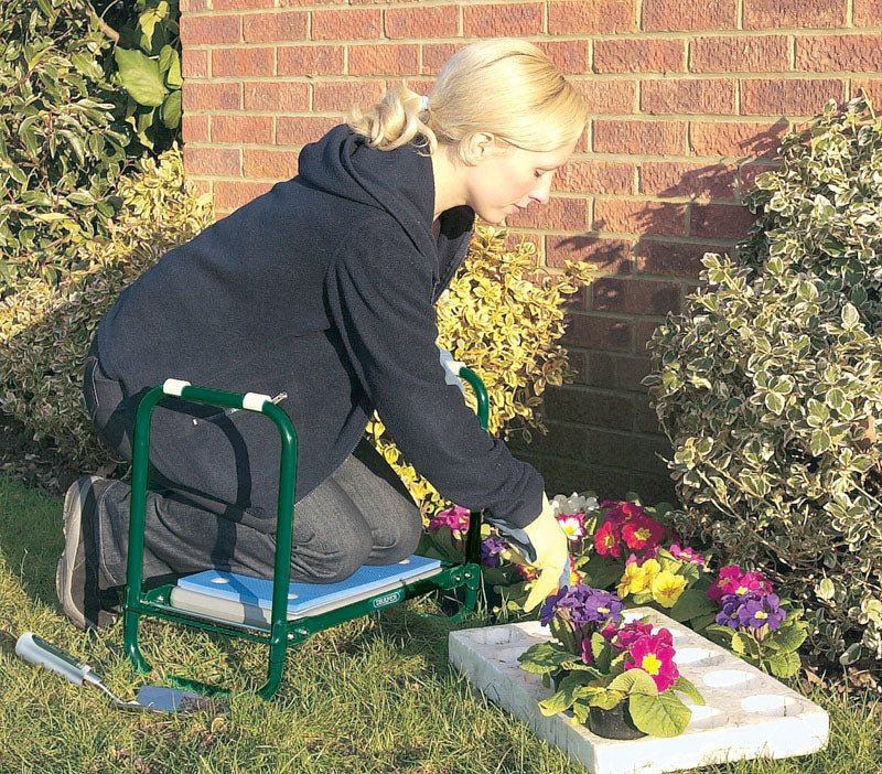 Draper Folding Metal Framed Gardening Seat Kneeler DRA-64970