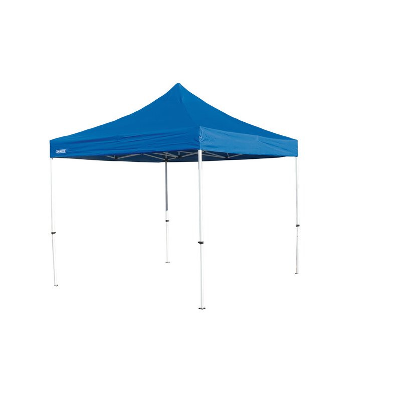 Draper Folding Gazebo, 3 x 3m, Blue DRA-76942