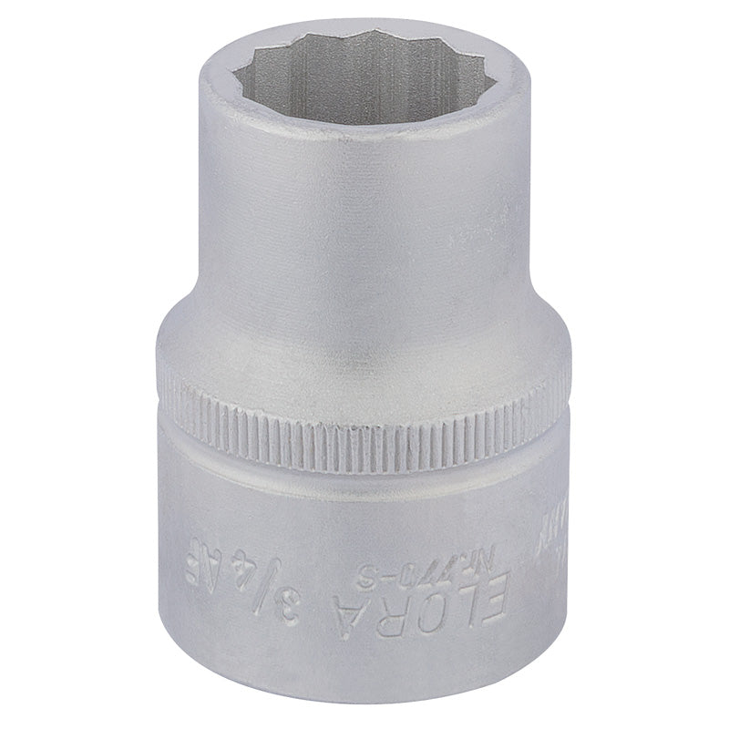 Elora Bi-Hexagon Socket, 3/4" 3/4" Sq. Dr. DRA-00434