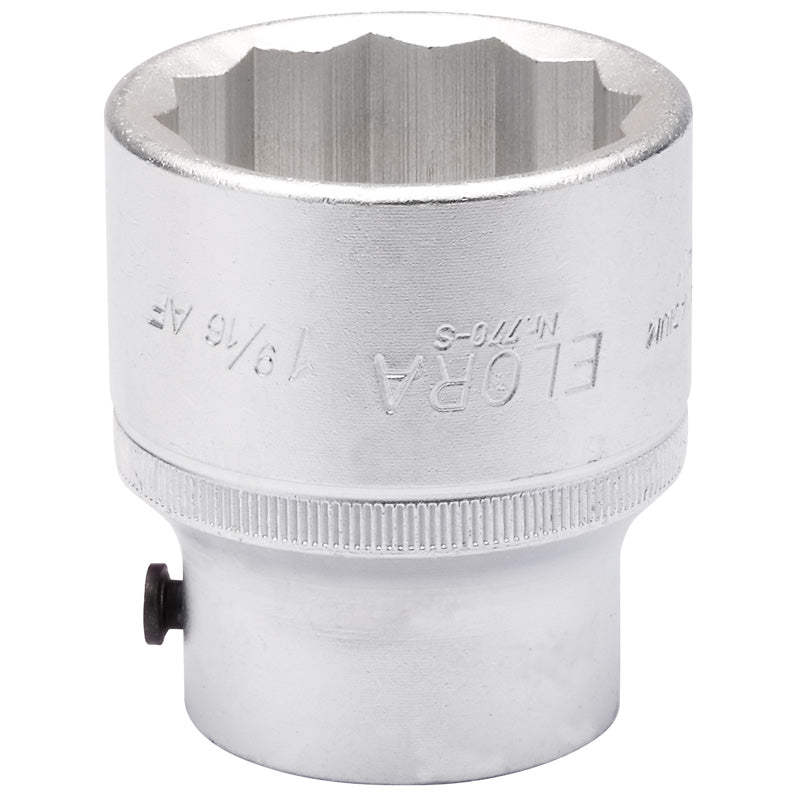 Elora Bi-Hexagon Socket, 1.9/16" 3/4" Sq. Dr. DRA-00567
