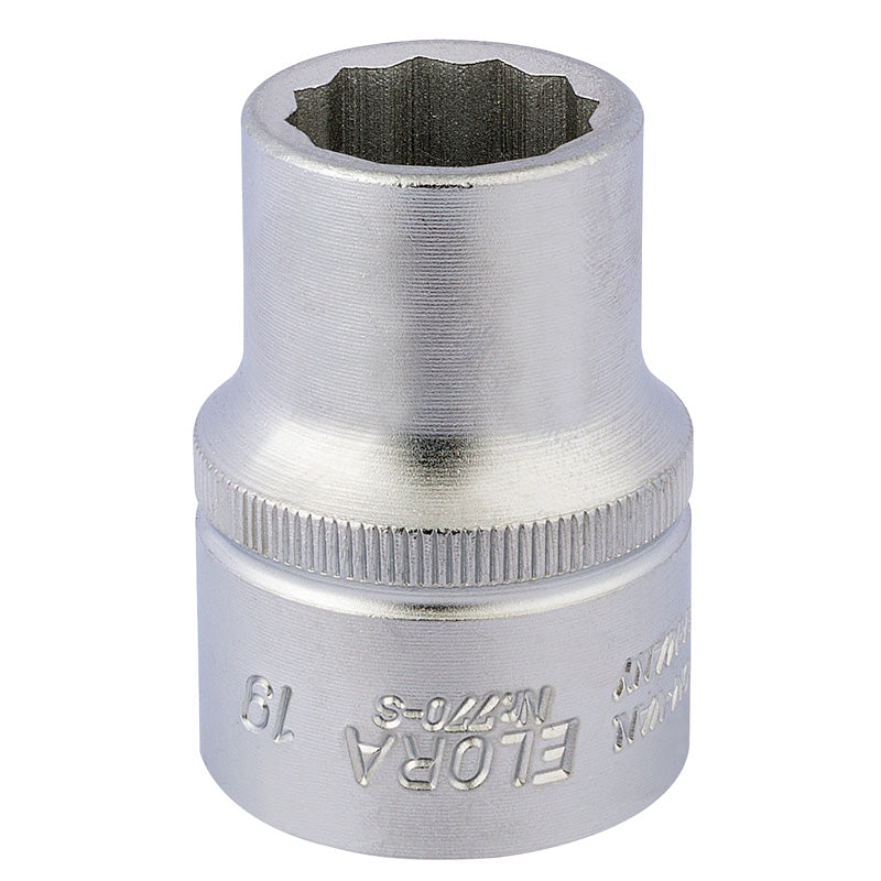 Elora Bi-Hexagon Socket, 3/4" Sq. Dr., 19mm DRA-00682