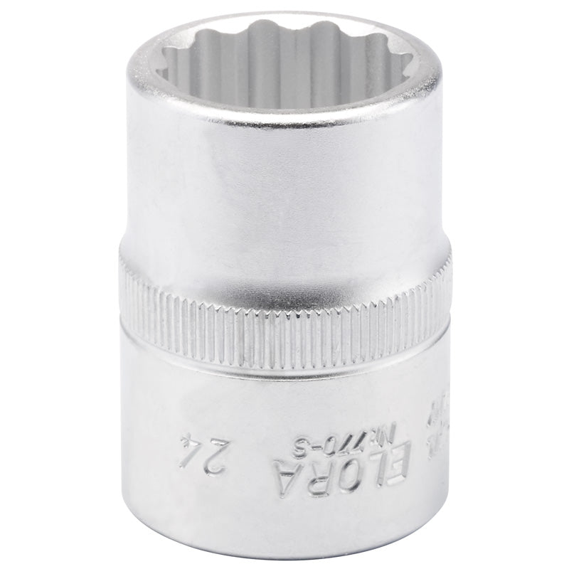 Elora Bi-Hexagon Socket, 3/4" Sq. Dr., 24mm DRA-00723