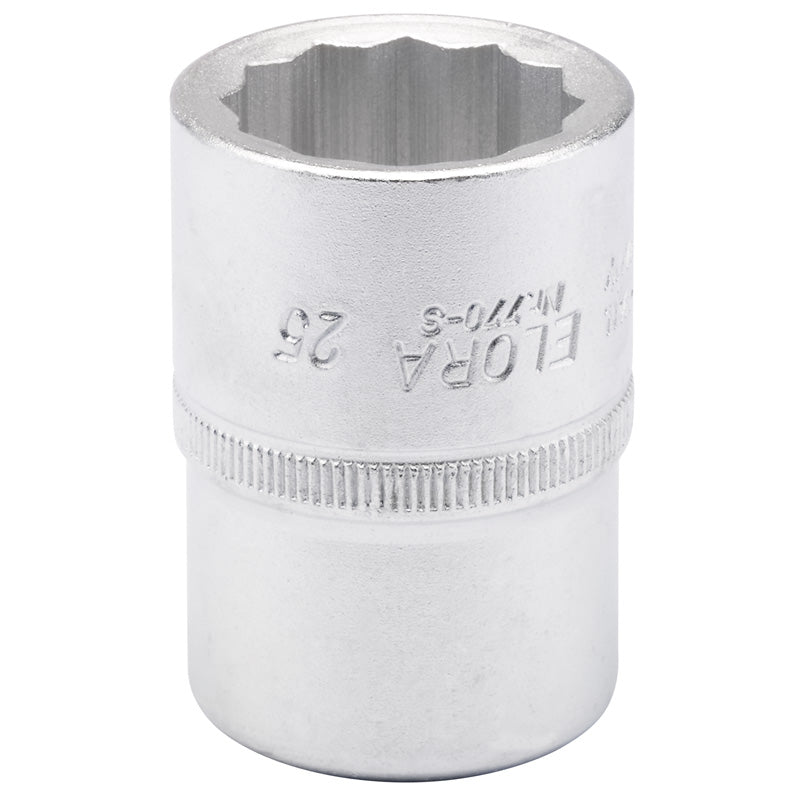 Elora Bi-Hexagon Socket, 3/4" Sq. Dr., 25mm DRA-00731