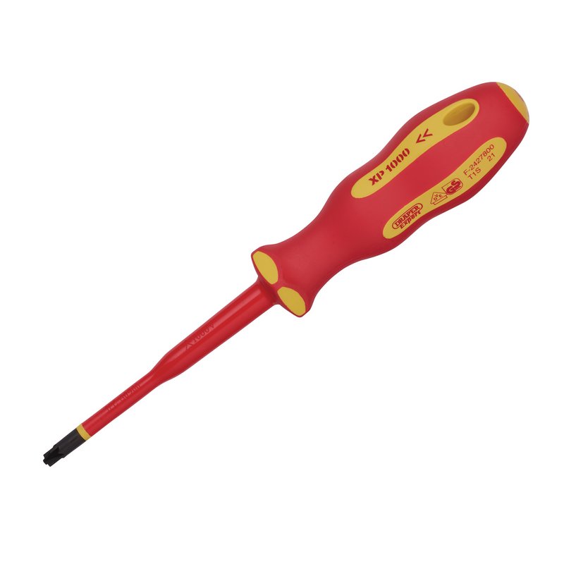 Draper XP1000 VDE PZ/SL Type Slimline Screwdriver, No.2 x 100mm DRA-02256