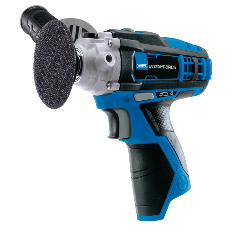 Draper Storm Force® ; 10.8V Power Interchange Mini Polisher (Sold Bare) DRA-02330