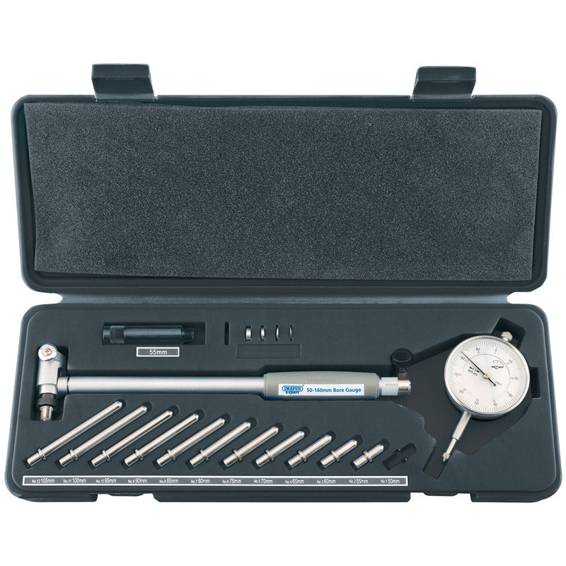 Draper Bore Gauge Set, 50 - 160mm DRA-02753