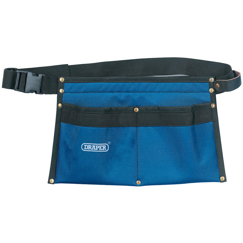 Draper Double Pocket Nail Pouch, Blue DRA-03069