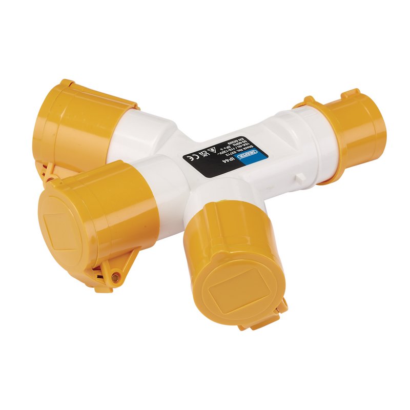Draper 110V 3-Way Splitter, 16A DRA-03712