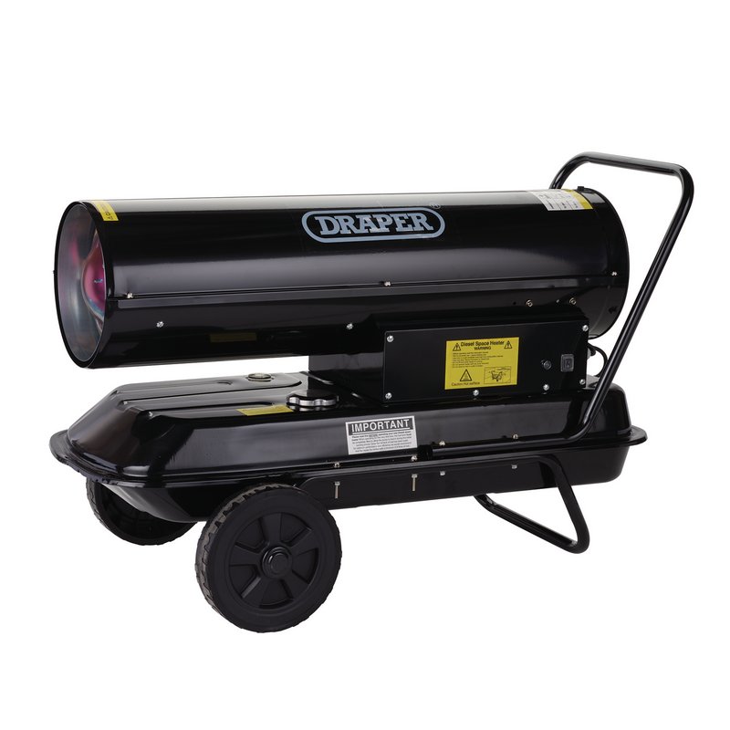 Draper 230V Diesel and Kerosene Space Heater, 68,250 BTU/20kW DRA-04175
