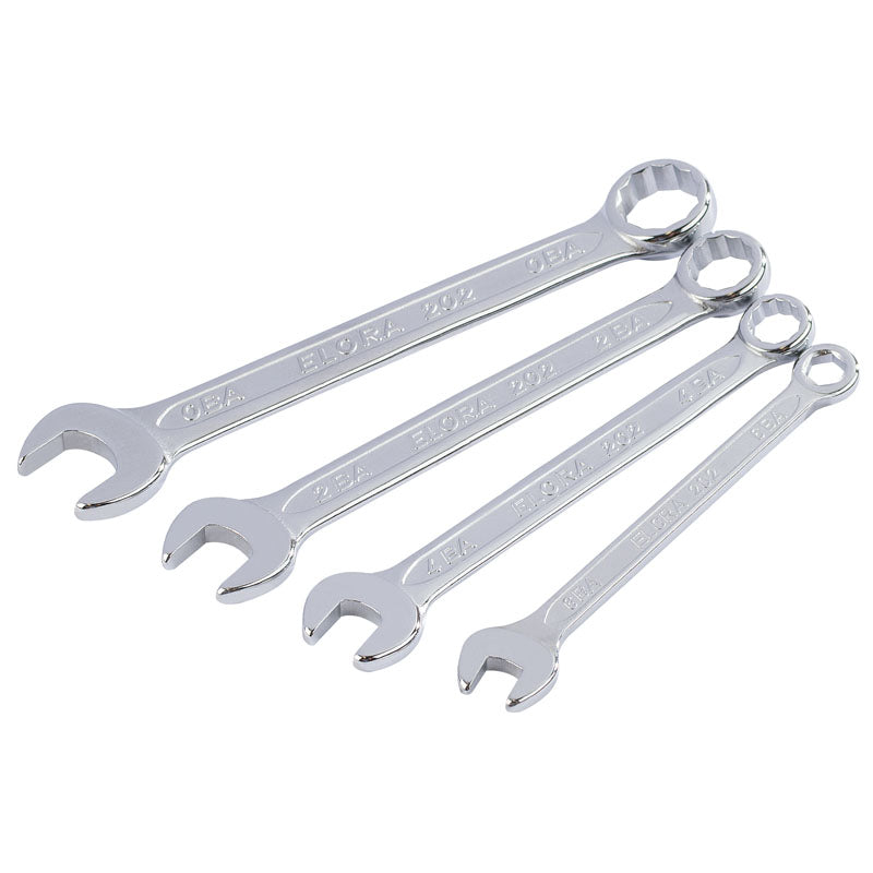 Draper Midget BA Combination Spanner Set (4 Piece) DRA-04197