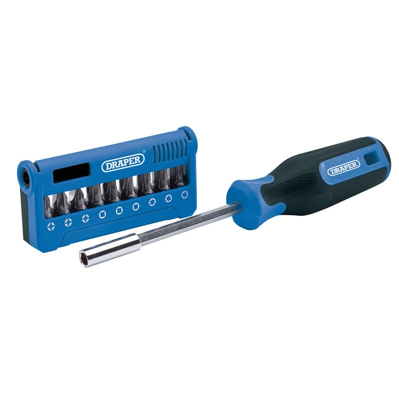 Draper Screwdriver and Bit Set (19 Piece) DRA-04497