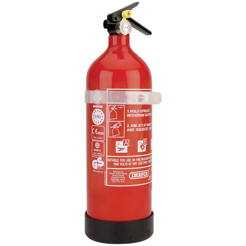 Draper Dry Powder Fire Extinguisher, 2kg DRA-04939