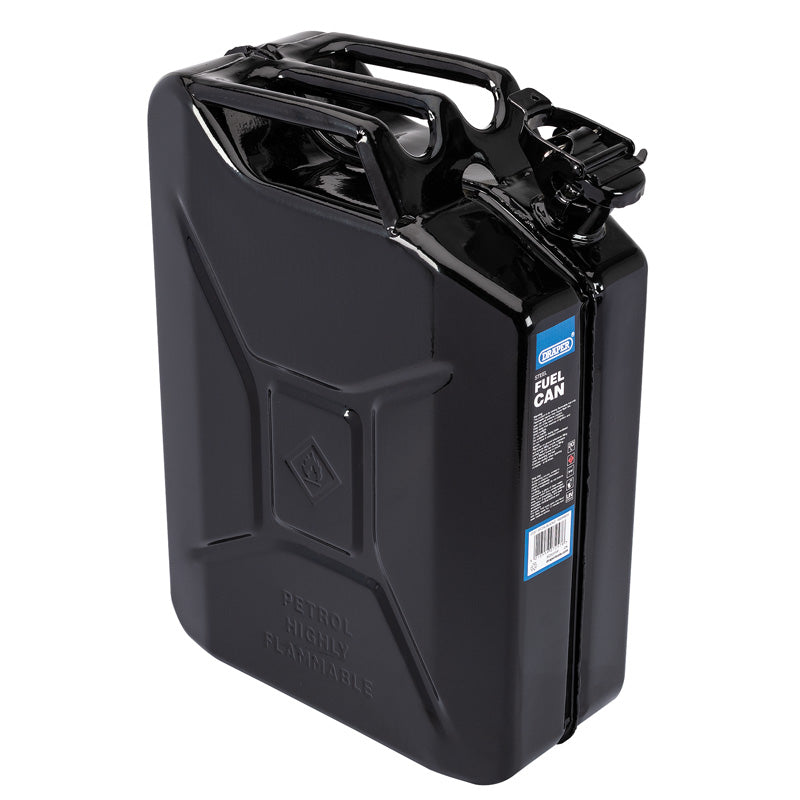 Draper Steel Fuel Can, 20L, Black DRA-07257