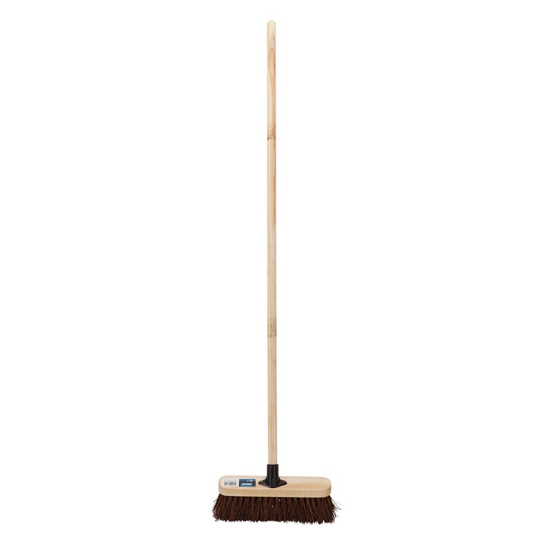 Draper Stiff Bassine Broom Head with Plastic Bracket and Handle, 300mm DRA-07869